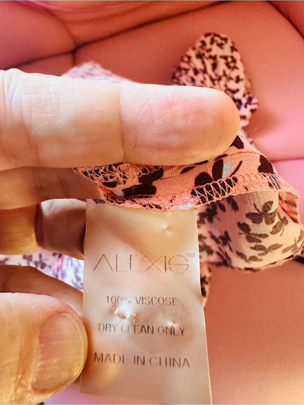Alexis Pink Floral Print Midi Dress - Picture 7 of 8